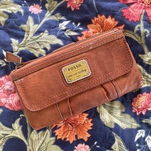 Fossil leather wallet